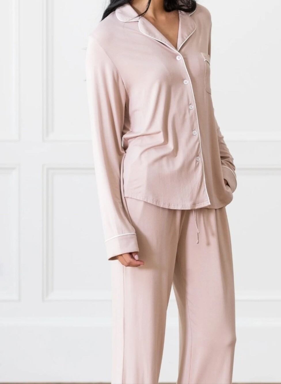 NEW CozyEarth Women's Pajama Set - Blush XXL